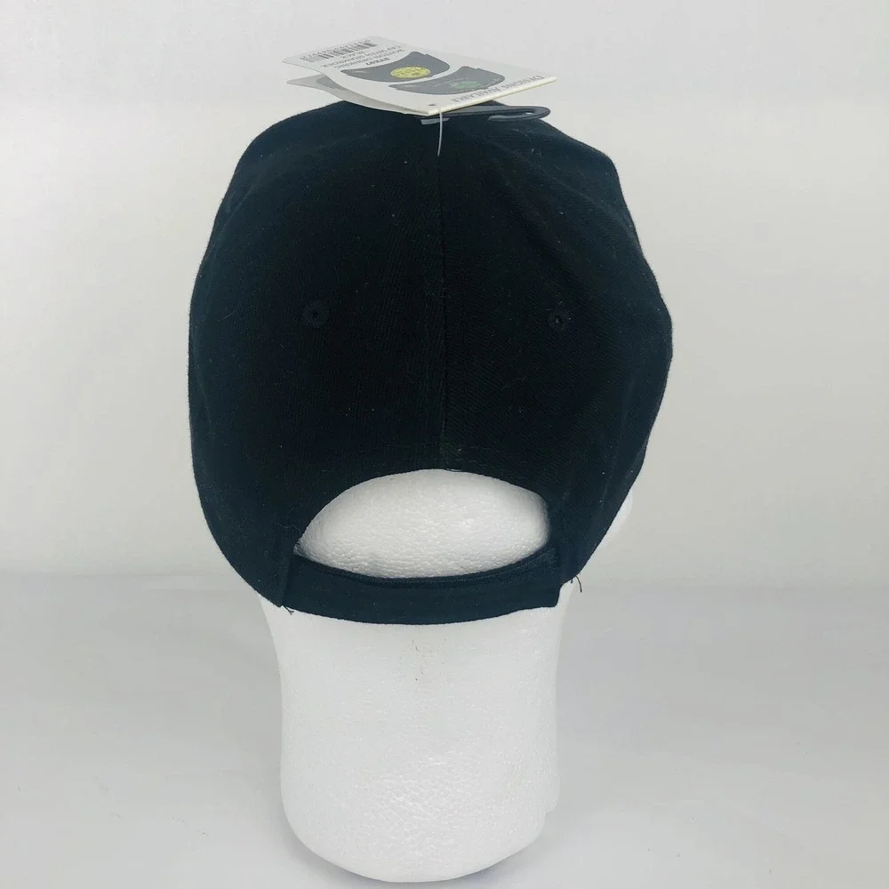 Boston Drinking Cap Strapback Hat Bottle Opener Liffey Irish Ireland Black NWT